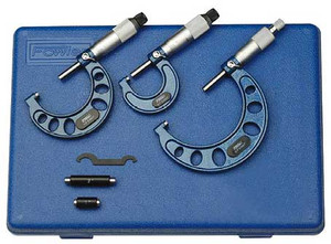 Fowler 0-3" Outside Inch Micrometer Set 52-215-003-1