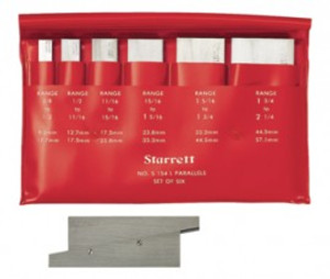 Starrett S154LZ Adjustable Parallel Set
