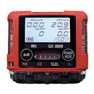 RKI 72-RG-C GX-3R, 2 gas, LEL / O2 with 100-240 VAC charge