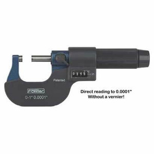 Fowler EZ Read Micrometers - 4 - 5 Inch - .0001 Inch - Inch - Standard - Friction