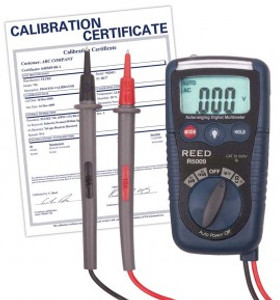 REED Instruments R5009 Multimeter with NCV and Flashlight, 3-in-1 with NIST Calibration Certificate