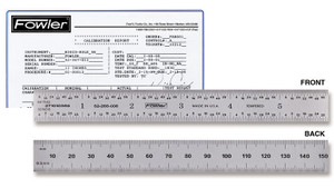 Fowler 24"/600mm Rigid Certified Rule 52-265-024-0