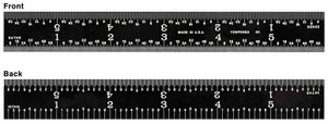 Fowler 52-337-024-0 EZ RD RGD RULE 4R 24"