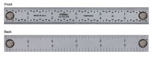 Fowler 52-414-006-0 6"4R RGD MAGNTIC RULE