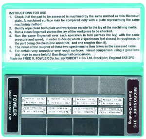 Fowler 52-725-315-0 MSP SURFACE GRINDING