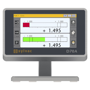 Fowler 54-618-207-4 D70A Display w 1 Air Gauge Input