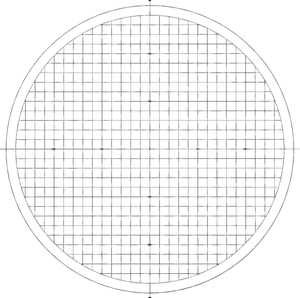 Mitutoyo 12AAM591 OVERLAY CHART NO.15