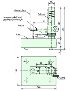 Mitutoyo 957460 LITEMATIC HEAD STAND (G.P)