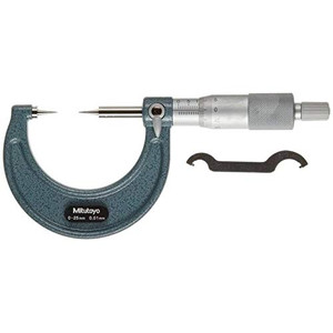 Mitutoyo 112-165 0-25/.01MM POINT MIC W/C