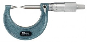 Mitutoyo 112-226 Point Micrometer with hardened tip, 1 to 2, 30°