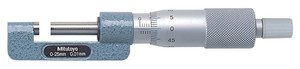 Mitutoyo 147-301 Hub Micrometer, 0 to 25 mm