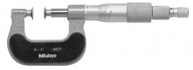 Mitutoyo 169-103 Mechanical Paper-Thickness Micrometer, 0 to 1"