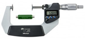 Mitutoyo 323-352-30 Series 323 Digimatic Disk Micrometer, 2 to 3"