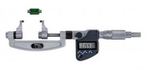 Mitutoyo 343-351-30 Series 343 Digital Caliper-Type Micrometer, 1 to 2"