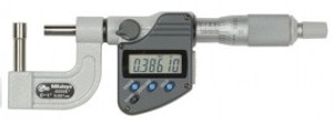 Mitutoyo 395-364-30 Series 395 Digital Tube Micrometer, Cylindrical Anvil, 0 to 1"