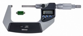 Mitutoyo 406-351-30 Series 406 Digimatic Outside Micrometer with Non-Rotating Spindle, 1 to 2"