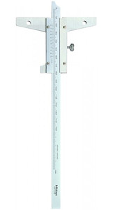 Mitutoyo 527-201 Vernier Depth Gauge, 0-150mm Range, 0.05mm Vernier Reading