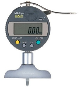 Mitutoyo 547-211 Series 547 ABSOLUTE Digimatic Depth Gauge, 0 to 200 mm, Metric