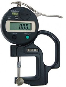 Mitutoyo 547-512S Series 547 Digital Lens Thickness Gauge, 0 to 0.47"