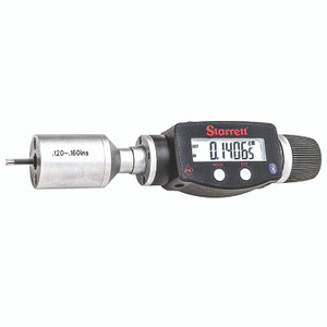 Starrett MICROMETER, XT3 DIGITAL 0.120-0.160 WITH BT