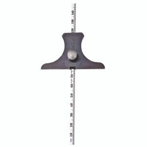 Starrett RULE DEPTH GAGE, 0-150mm, mm/1/2mm