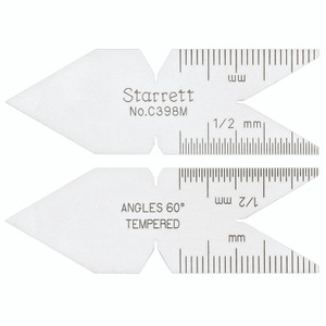 Starrett CENTER GAGE, METRIC