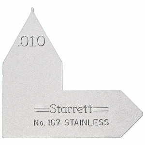 Starrett RADIUS GAGE, .010"