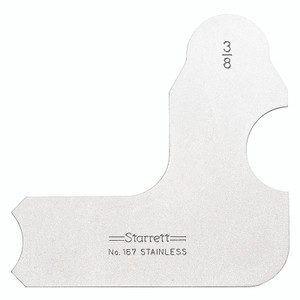 Starrett RADIUS GAGE, 3/8"