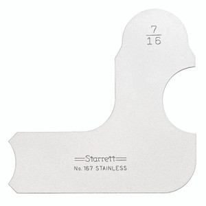 Starrett RADIUS GAGE, 7/16"