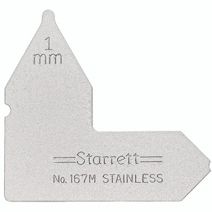 Starrett RADIUS GAGE, 1mm