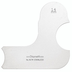 Starrett RADIUS GAGE, 14mm