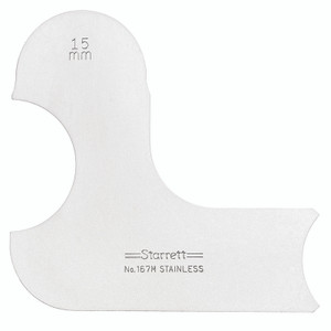 Starrett RADIUS GAGE, 15mm