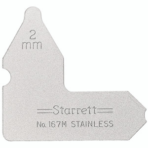 Starrett RADIUS GAGE, 2mm