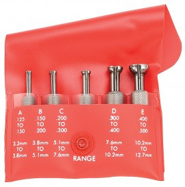 Starrett S830FZ Small Hole 5-Piece Gauge Set, 0.125 to 0.5"