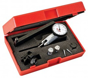 Starrett 3808AC Dial Test Indicator Set with dovetail mount, 0.008" range