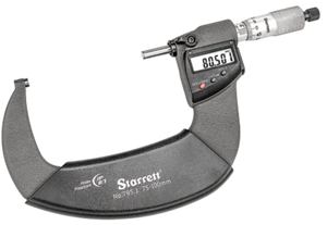 Starrett ELECTRONIC OUTSIDE MICROMETER, IP67 75-100mm (WITH OUTPUT)