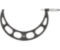 Starrett OUTSIDE MICROMETER, 10-11", .0001" GRADS