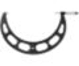 Starrett BLADE TYPE MICROMETER, 10-11", .001" GRAD