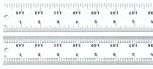 Starrett RULE, 36", 4R GRAD, HEAVY SPRING TEMPERED