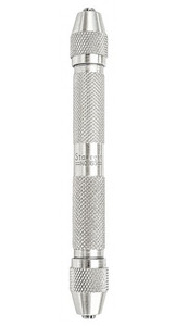 Starrett 165 Double-End Pin Vise, 0 to 0.125"