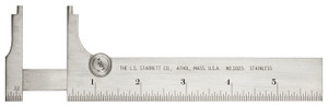 Starrett POCKET SLIDE CALIPER, 6" 1025-6