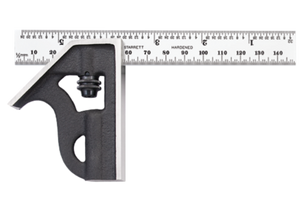 Starrett STUDENT COMBINATION SQUARE, 150mm/5-3/4" 10MEH-150