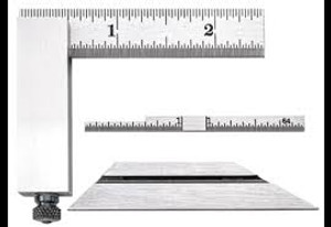 Starrett DOUBLE STEEL SQUARE, 2-1/2" 14D