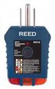 REED Instruments.  RECEPTACLE TESTER, GFCI