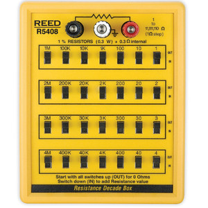 REED Instruments.  RESITANCE DECADE BOX
