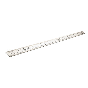 CenterPoint Rulers 1" x 24" SS ruler with CenterPoint markings and 16ths