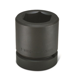 Wright Tool 85823  2-1/2" Drive 6 Point Standard Impact Socket - 2-15/16"