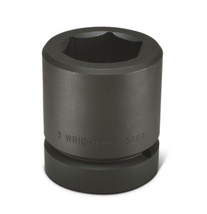 Wright Tool 858-180MM  2-1/2" Drive 6 Point Standard Metric Impact Socket - 180mm