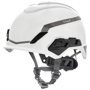 MSA HELMET,V-GARD H1,NOVENT,FT3PIV,WHITE  10194791