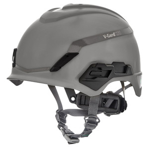 MSA HELMET,V-GARD H1,NOVENT,FT3PIV,GRAY  10204347